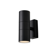 Leto 2 Light Up & Down GU10 Wall Light - Various Colours