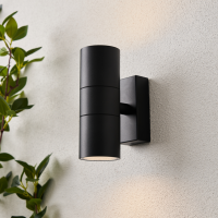 Leto 2 Light Up & Down GU10 Wall Light - Various Colours