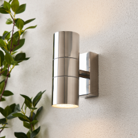 Leto 2 Light Up & Down GU10 Wall Light - Various Colours