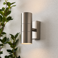 Leto 2 Light Up & Down GU10 Wall Light - Various Colours