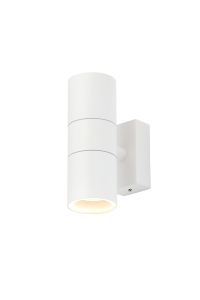 Leto 2 Light Up & Down GU10 Wall Light - Various Colours