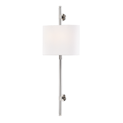 Bowery 1Lt Wall Sconce - Bronze/Nickel