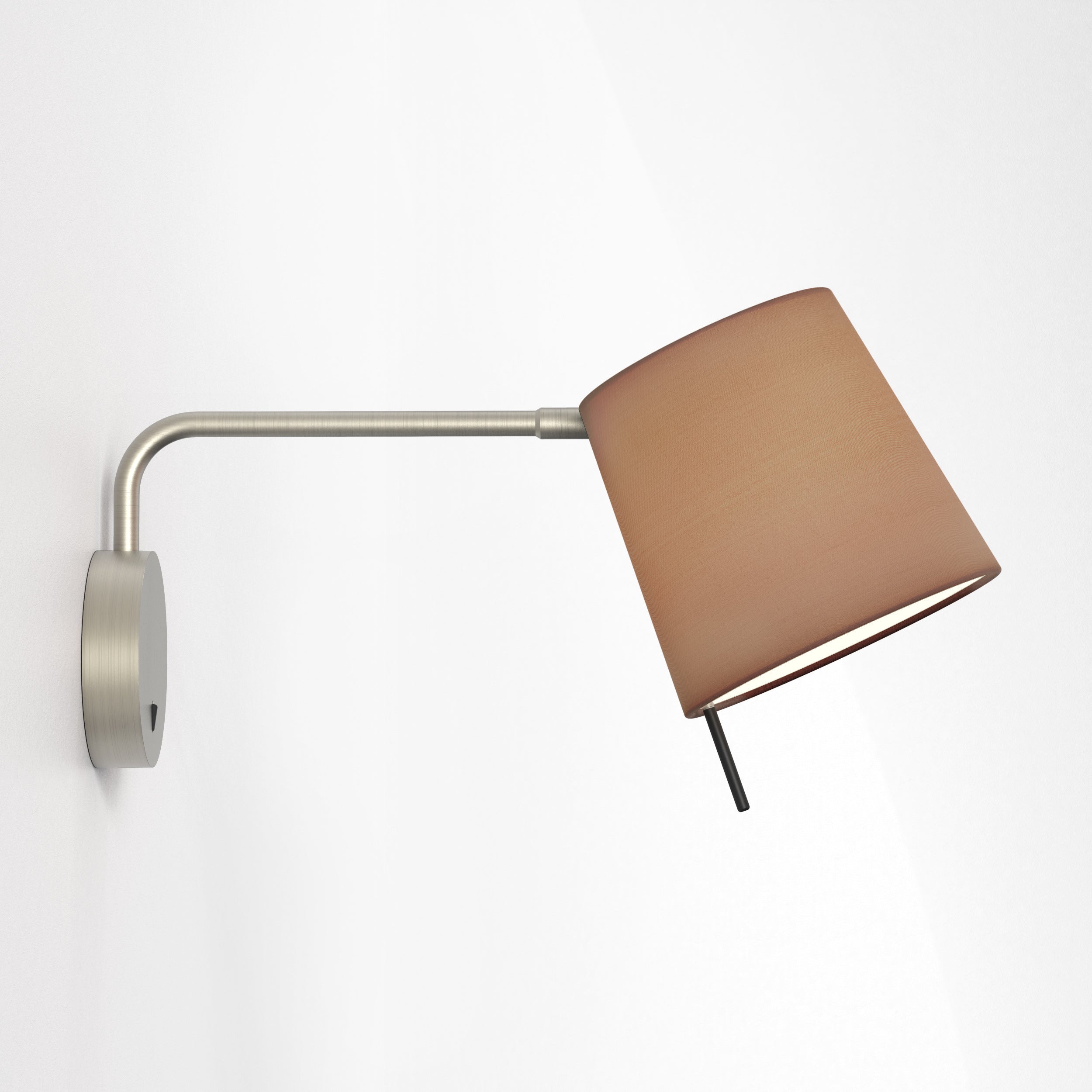 Mitsu Swing Arm Wall Light- Matt Nickel/Bronze