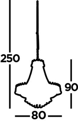 Versailles 13Lt Chandelier - Gold Metal & Crystal