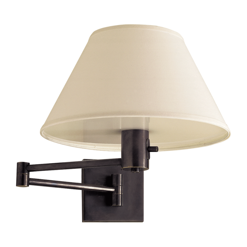 Classic Swing Arm Wall Lamp - Various Colours