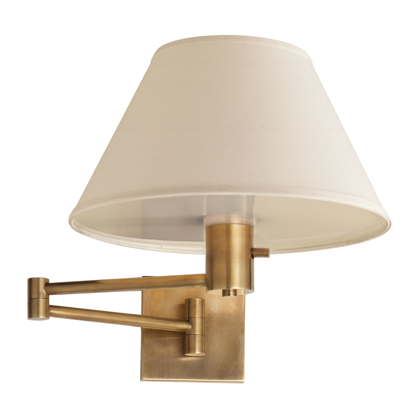 Classic Swing Arm Wall Lamp - Various Colours