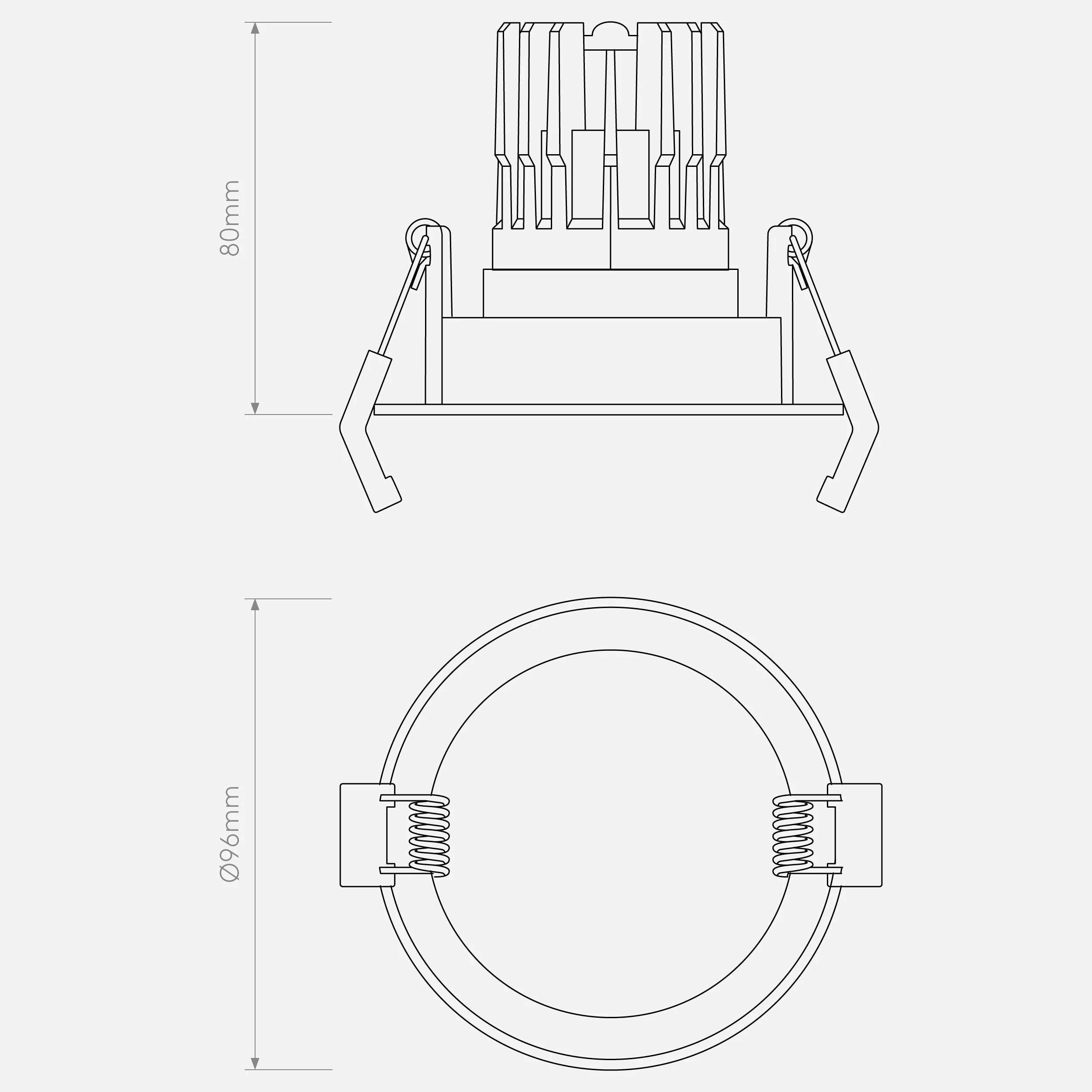 Decor PRO Adjustable Recessed Light - Fully Customizable