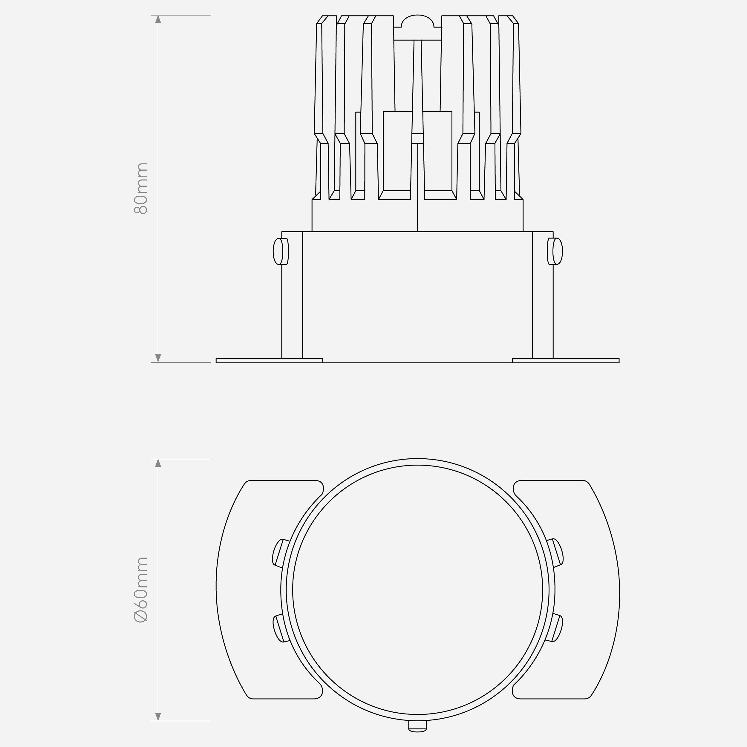 Decor PRO Round Flush Fixed - Fully Customizable