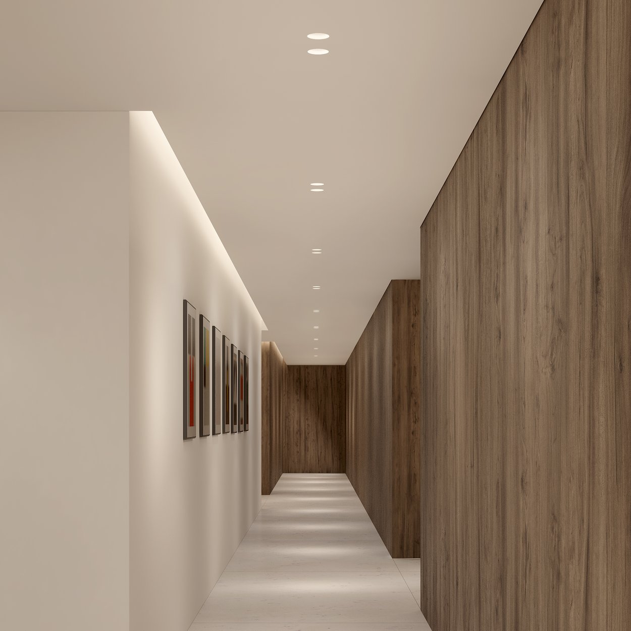 Trimless PRO Round Adjustable - White