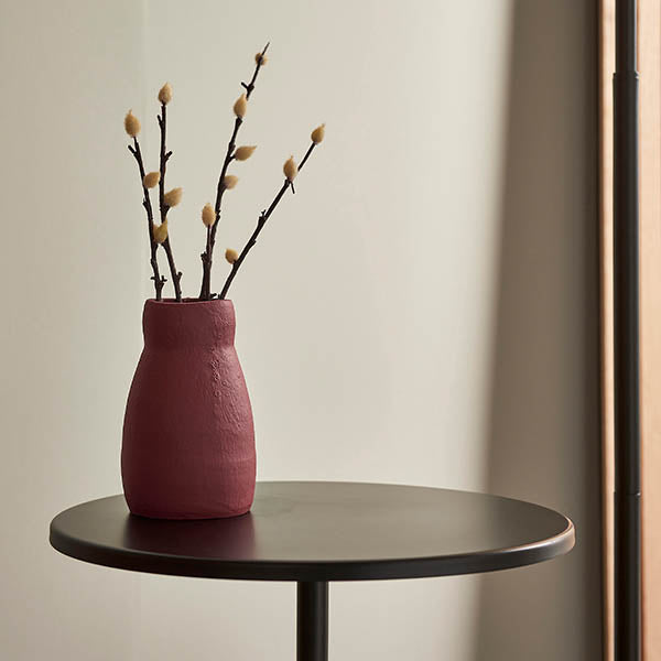 Polaris Floor Lamp With Table - Satin Black Finish E27