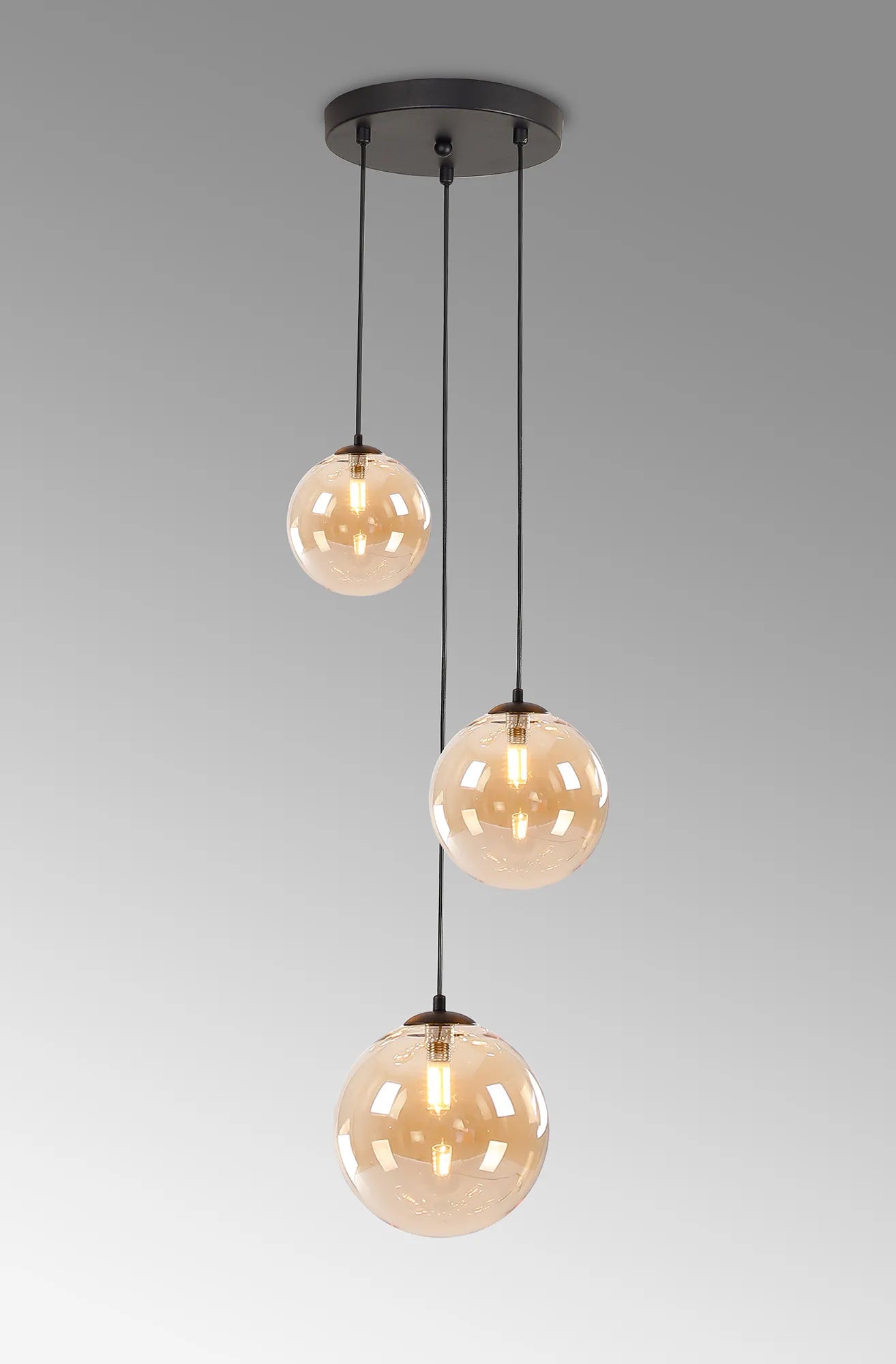 Seville 31cm Round Pendant, 3 x G9
