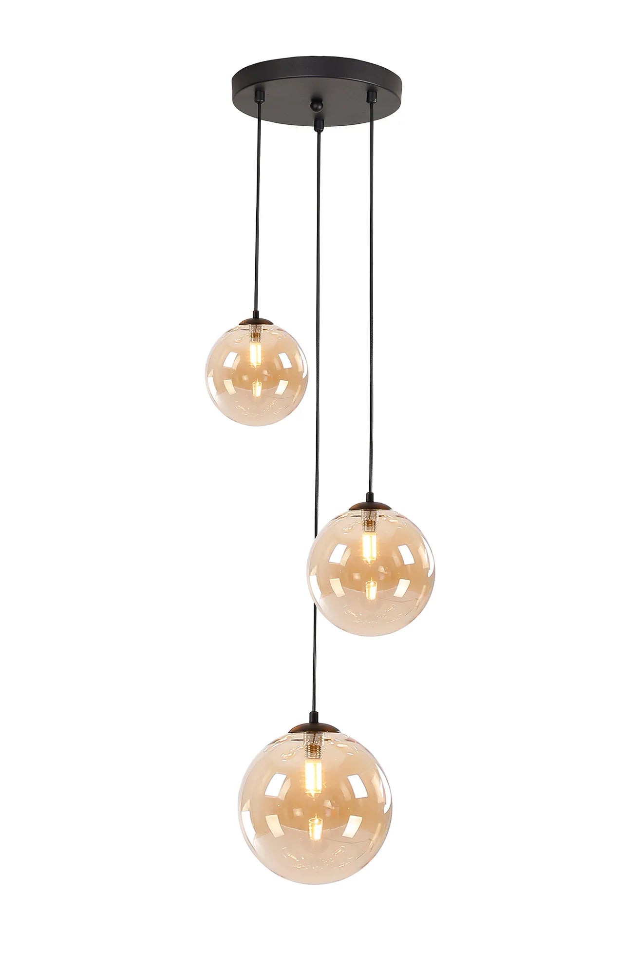 Seville 31cm Round Pendant, 3 x G9