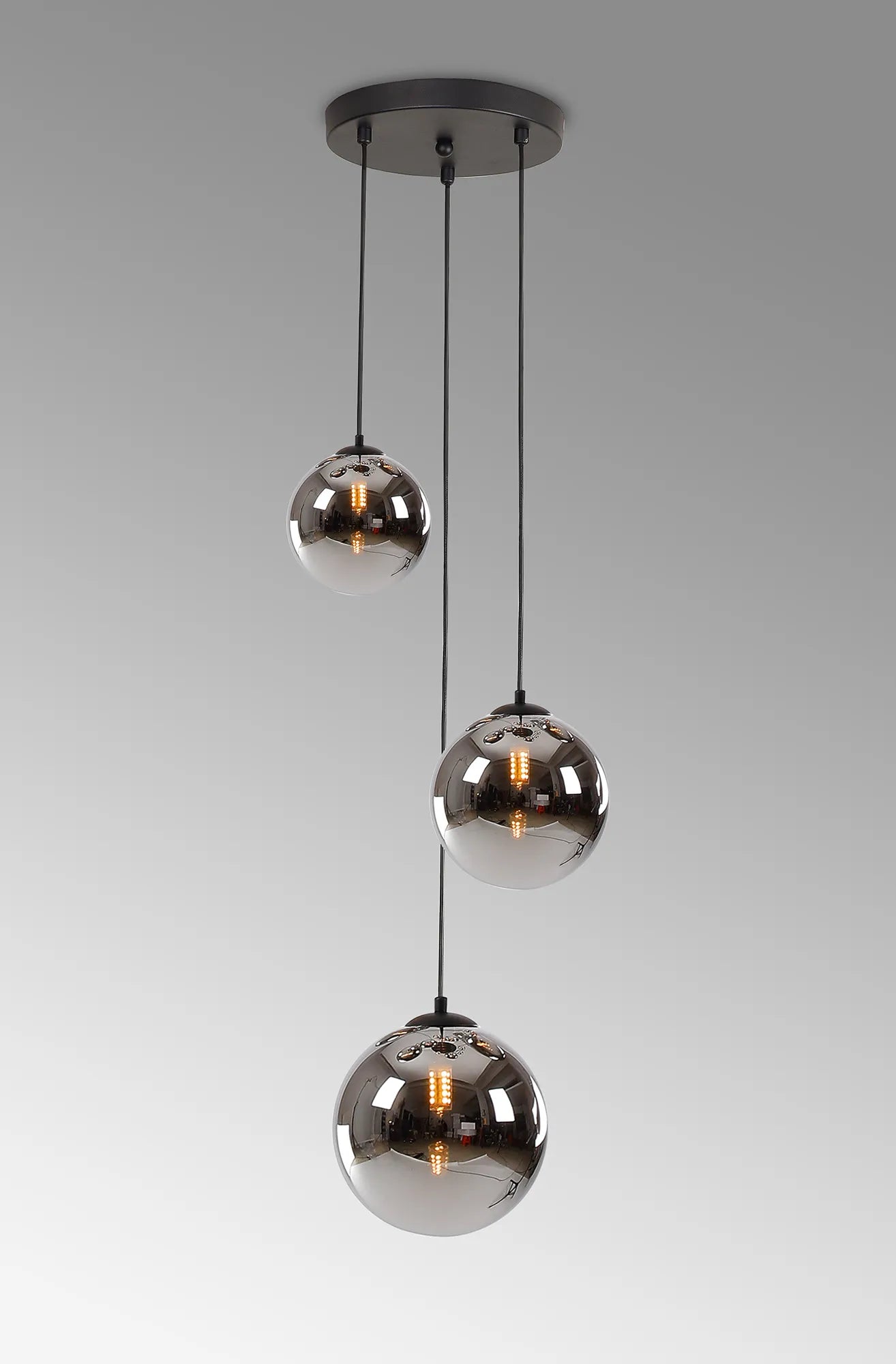Seville 31cm Round Pendant, 3 x G9