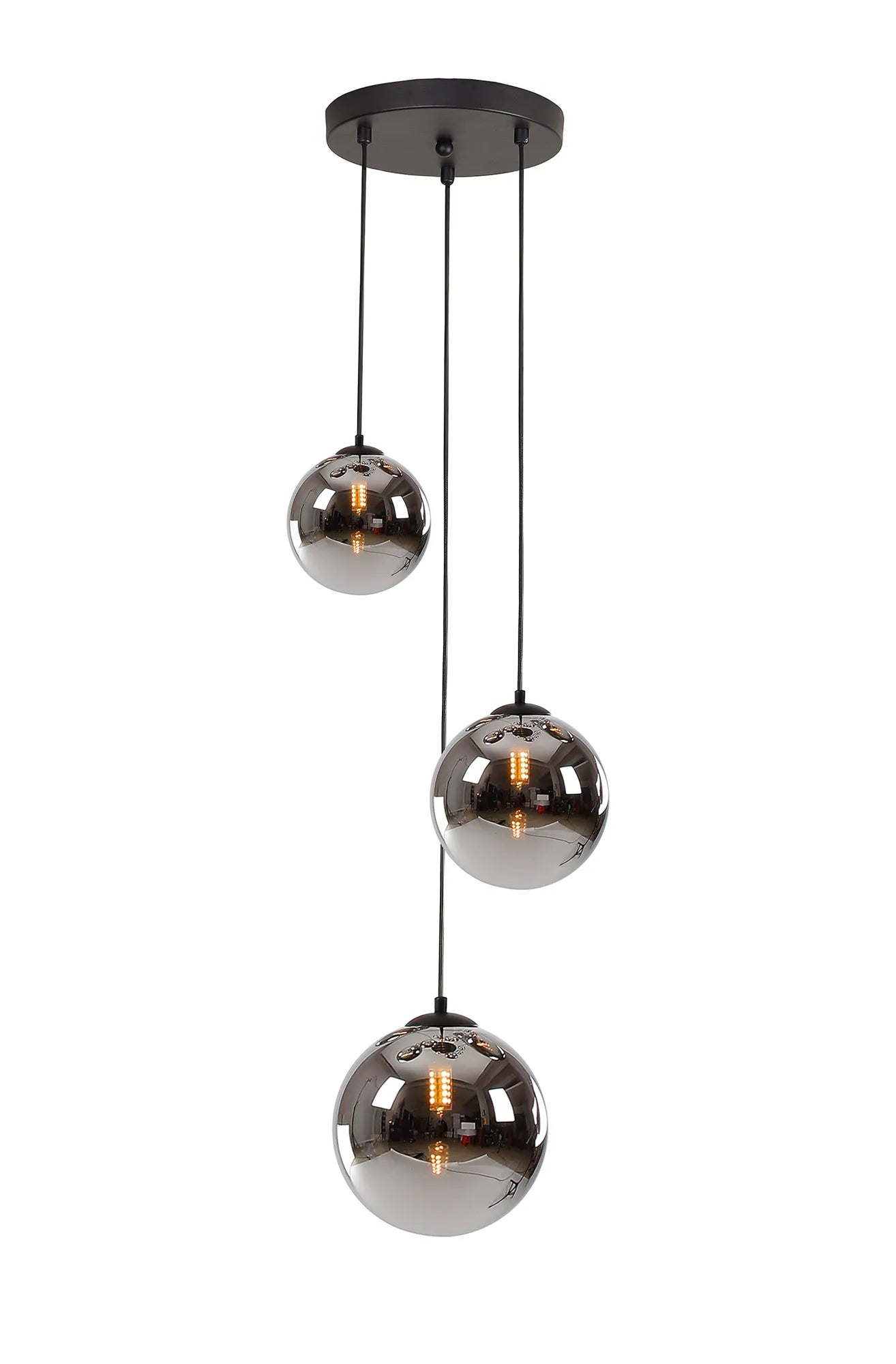 Seville 31cm Round Pendant, 3 x G9