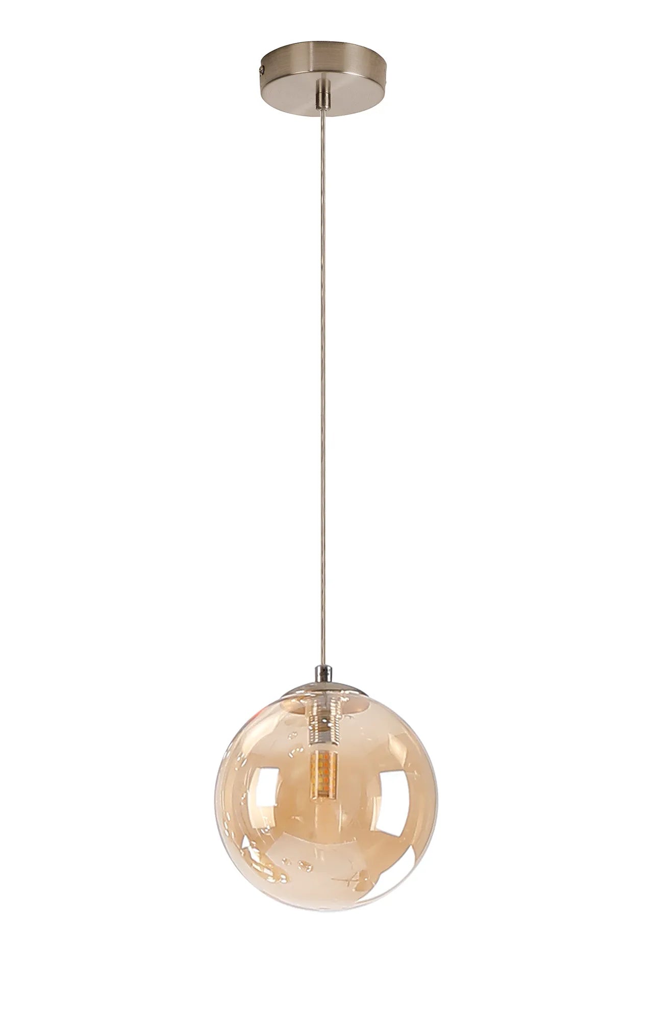 Seville 1LT IP20 18cm Single Pendant - Various Colours