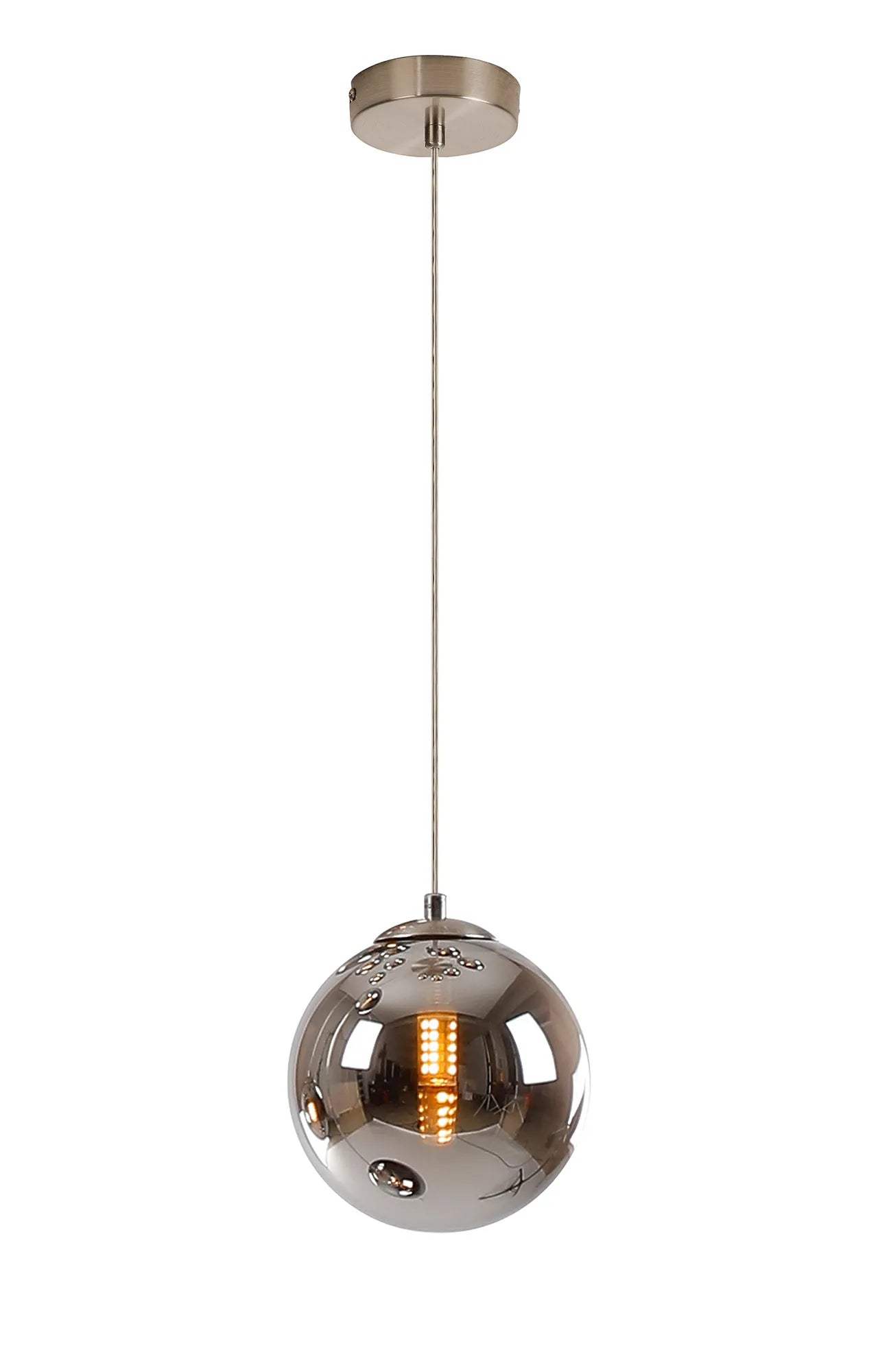 Seville 1LT IP20 18cm Single Pendant - Various Colours