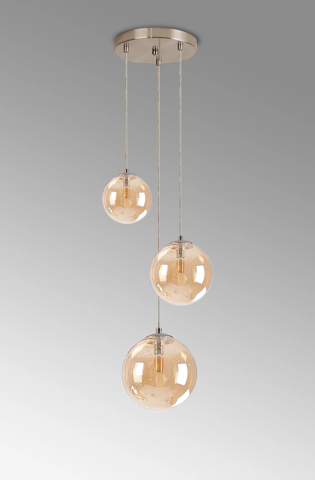 Seville 31cm Round Pendant, 3 x G9