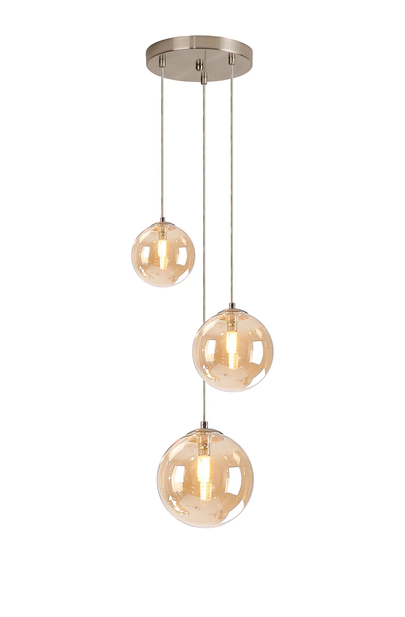 Seville 31cm Round Pendant, 3 x G9