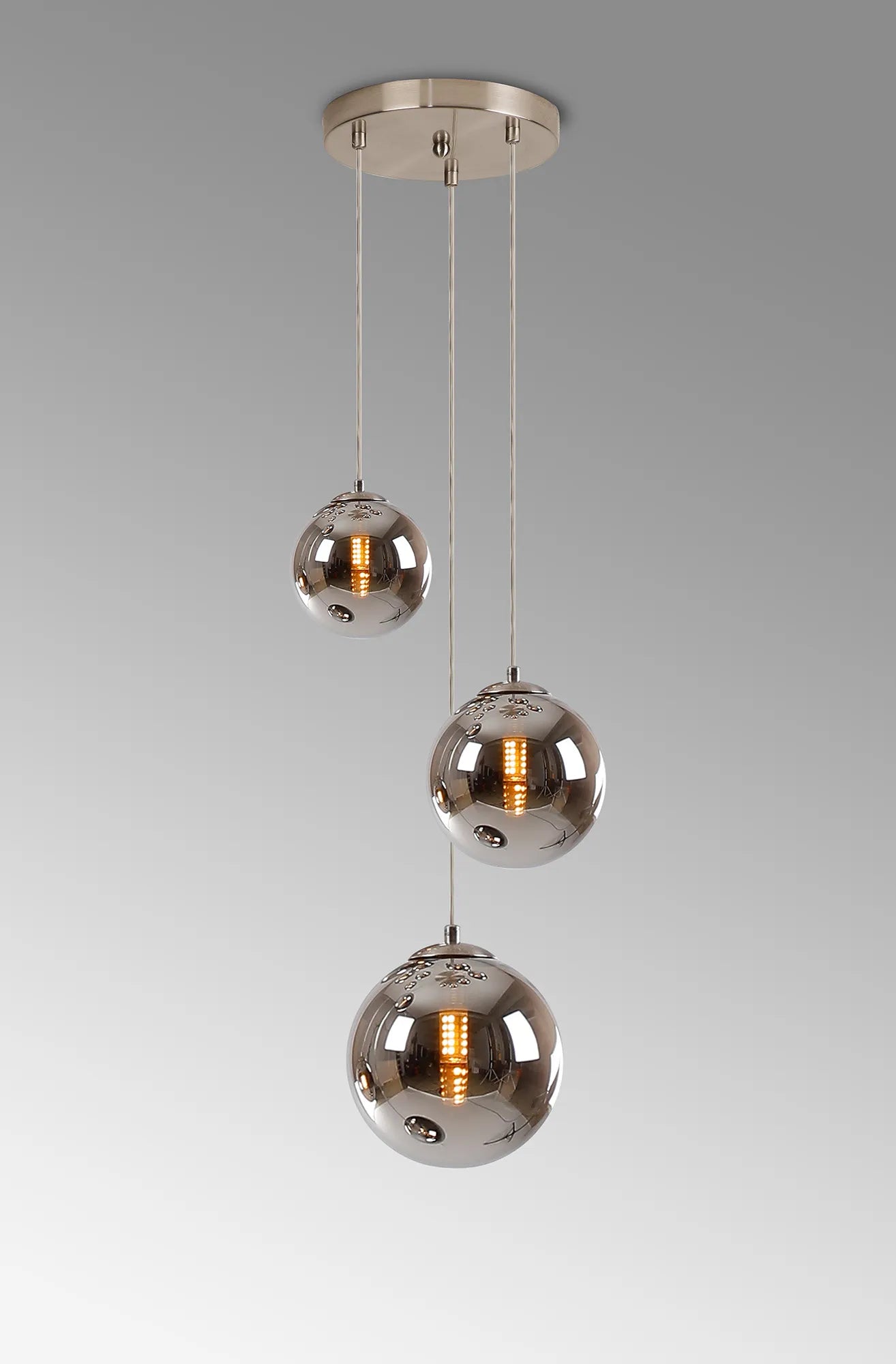 Seville 31cm Round Pendant, 3 x G9