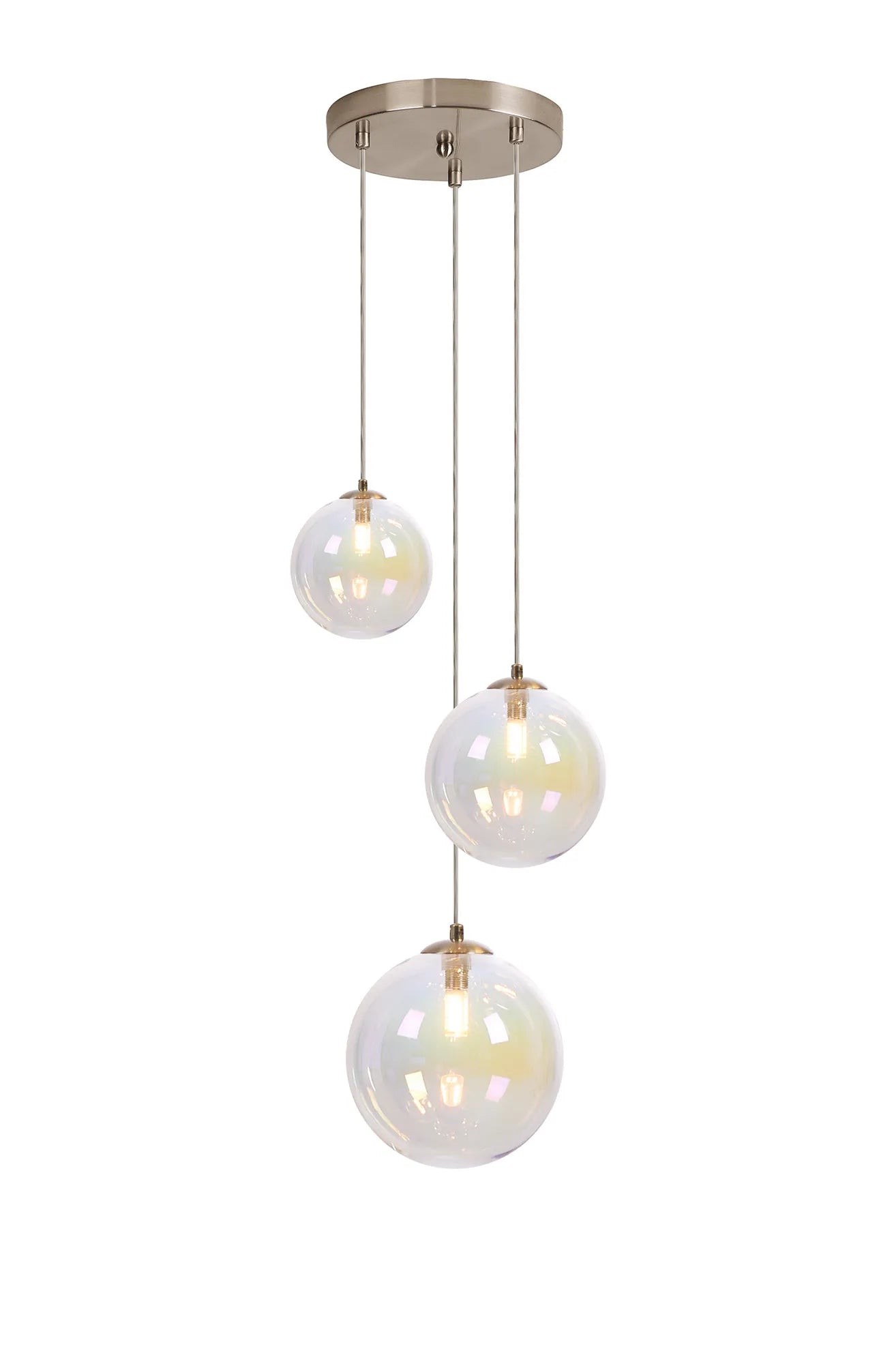 Seville 31cm Round Pendant, 3 x G9