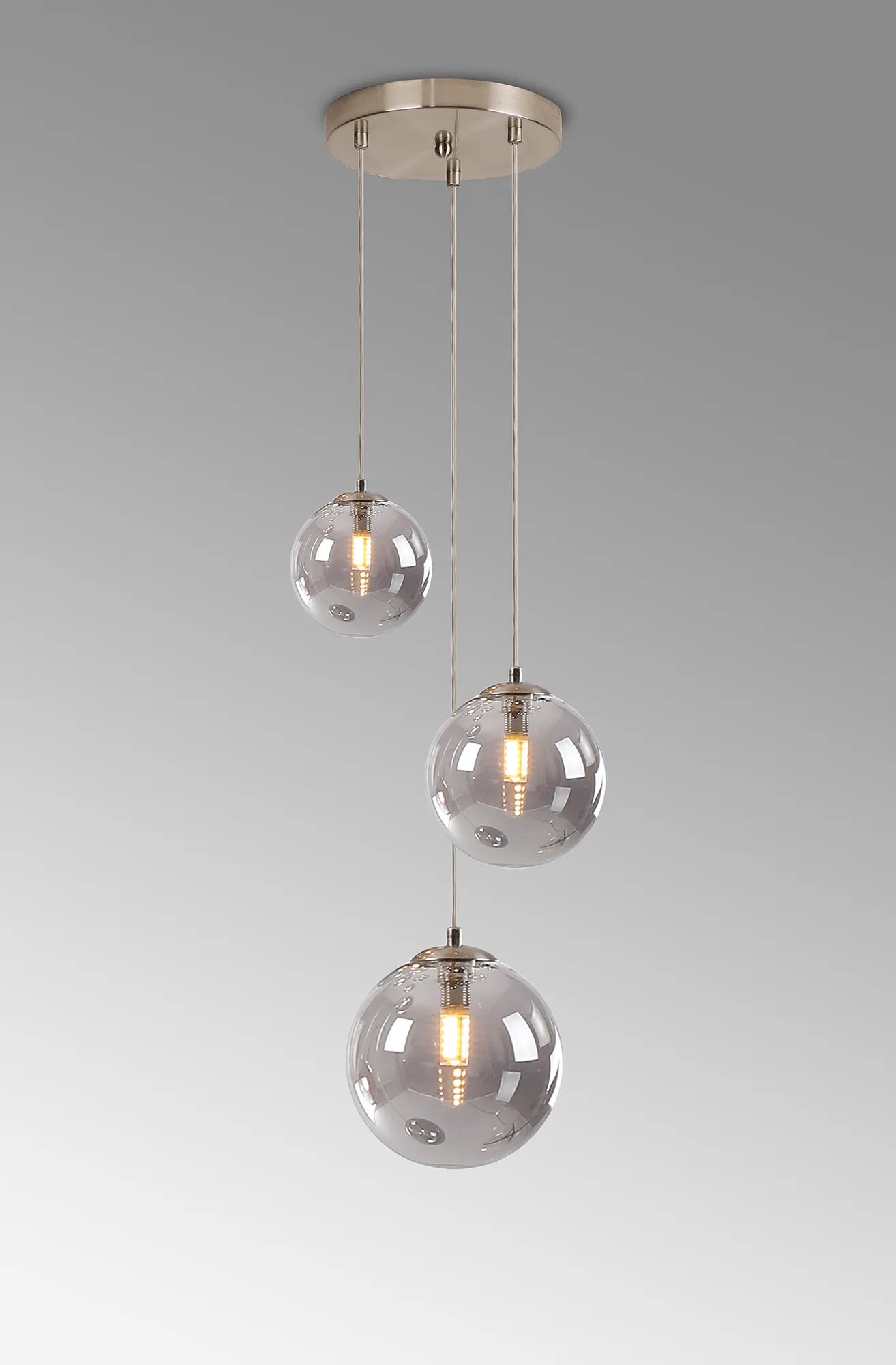 Seville 31cm Round Pendant, 3 x G9