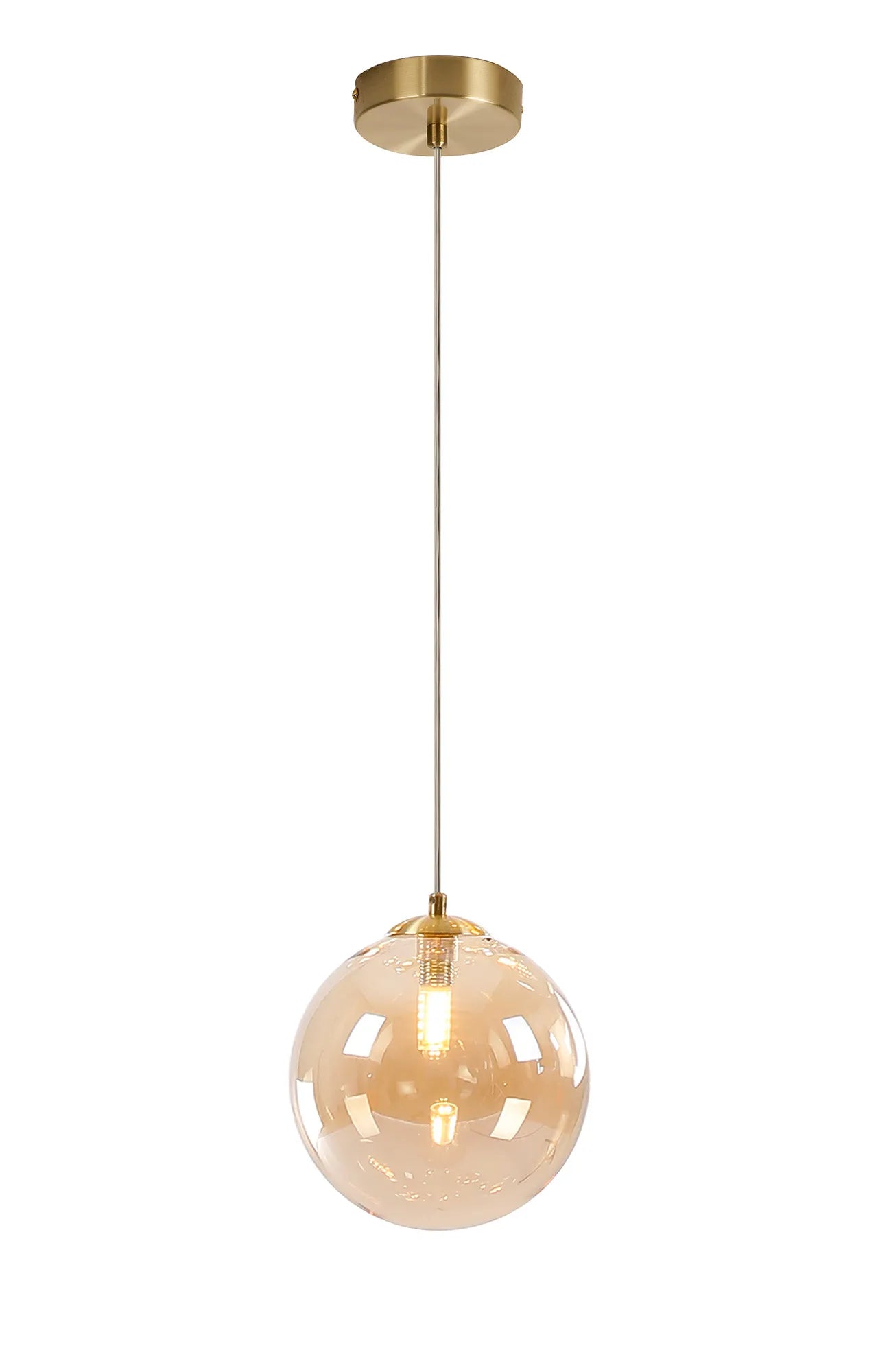 Seville 1LT IP20 18cm Single Pendant - Various Colours