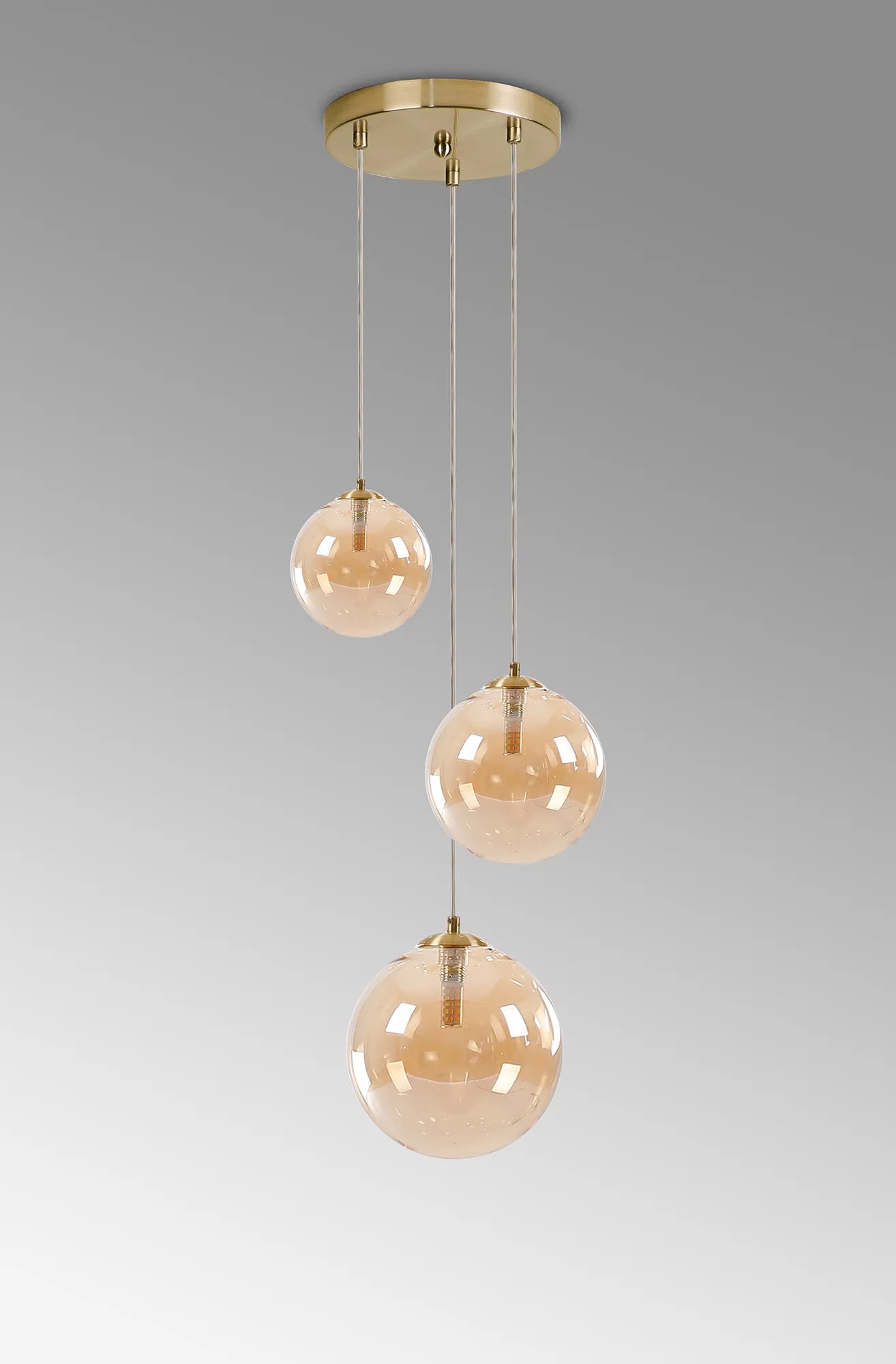 Seville 31cm Round Pendant, 3 x G9