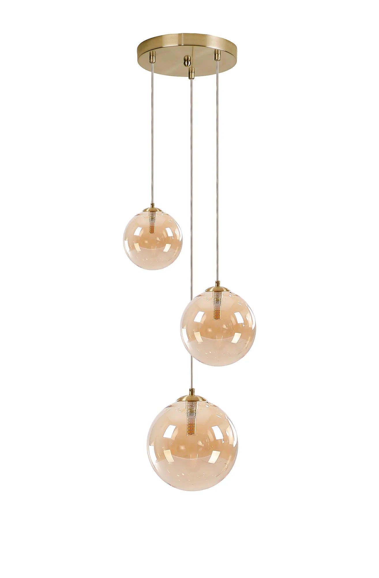 Seville 31cm Round Pendant, 3 x G9
