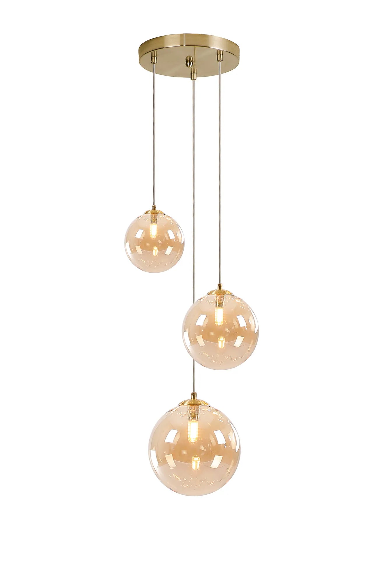 Seville 31cm Round Pendant, 3 x G9
