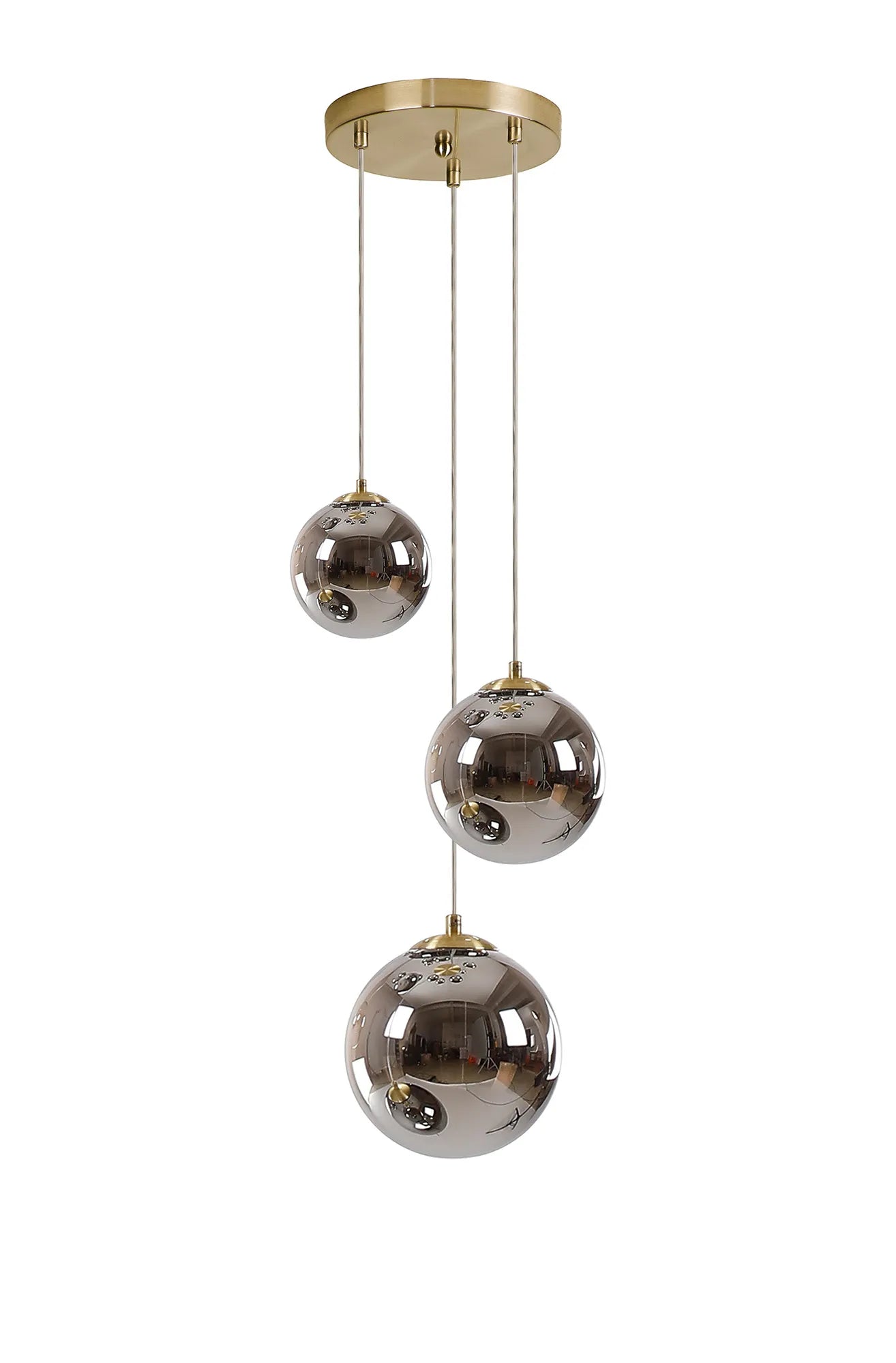 Seville 31cm Round Pendant, 3 x G9