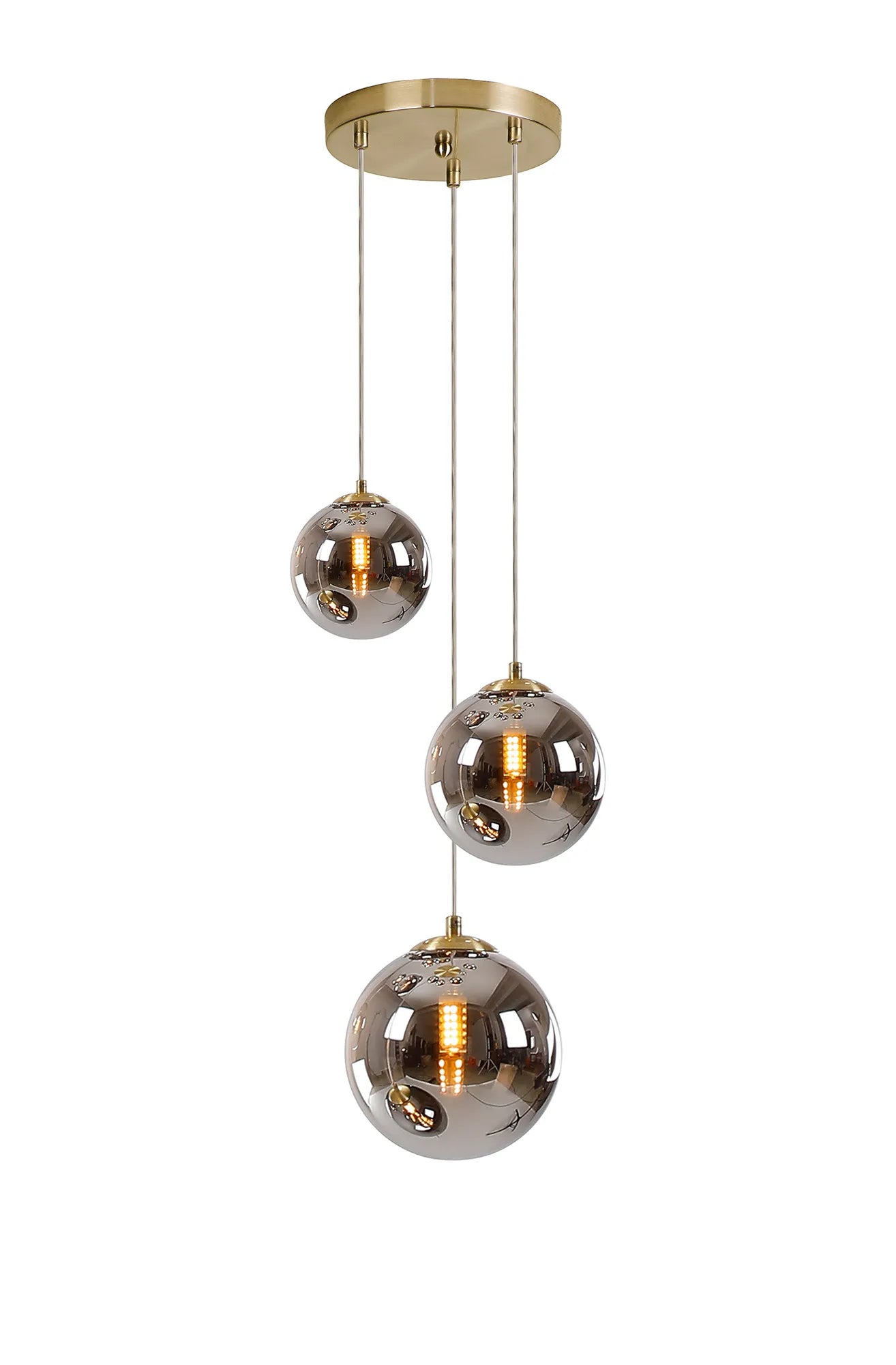 Seville 31cm Round Pendant, 3 x G9
