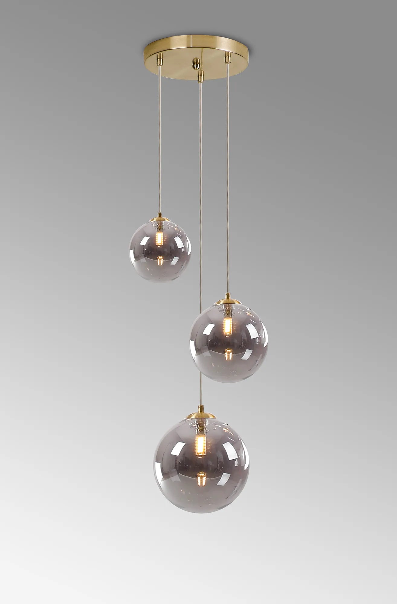 Seville 31cm Round Pendant, 3 x G9