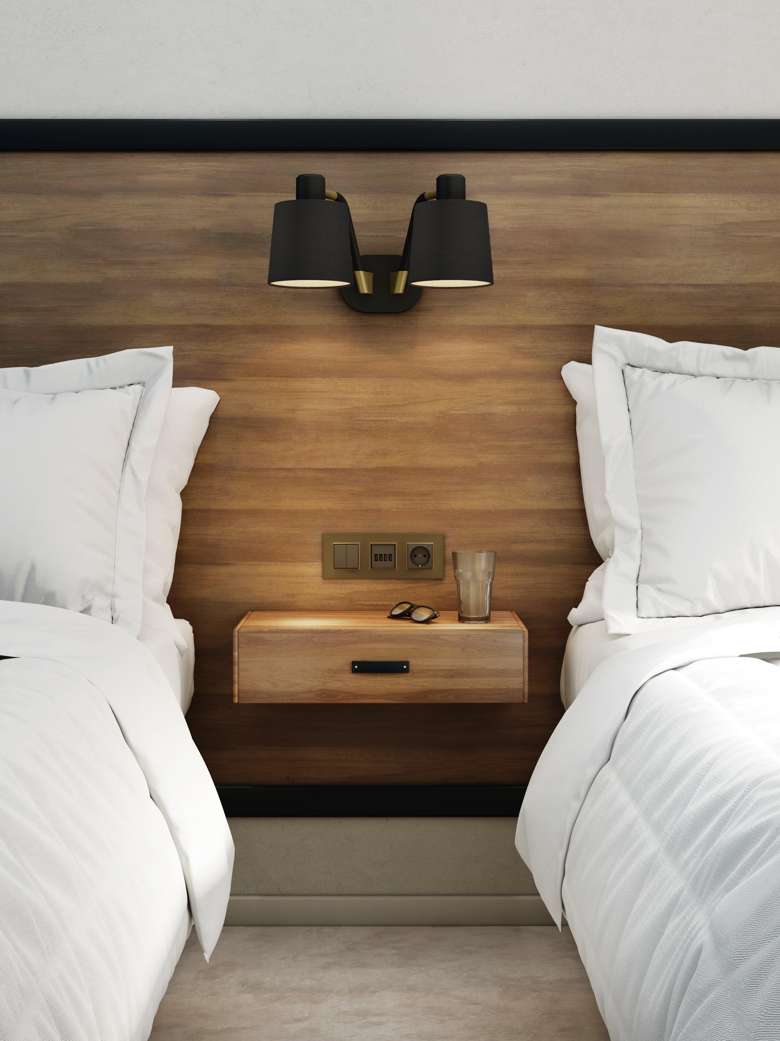 Edward Twin Wall Light