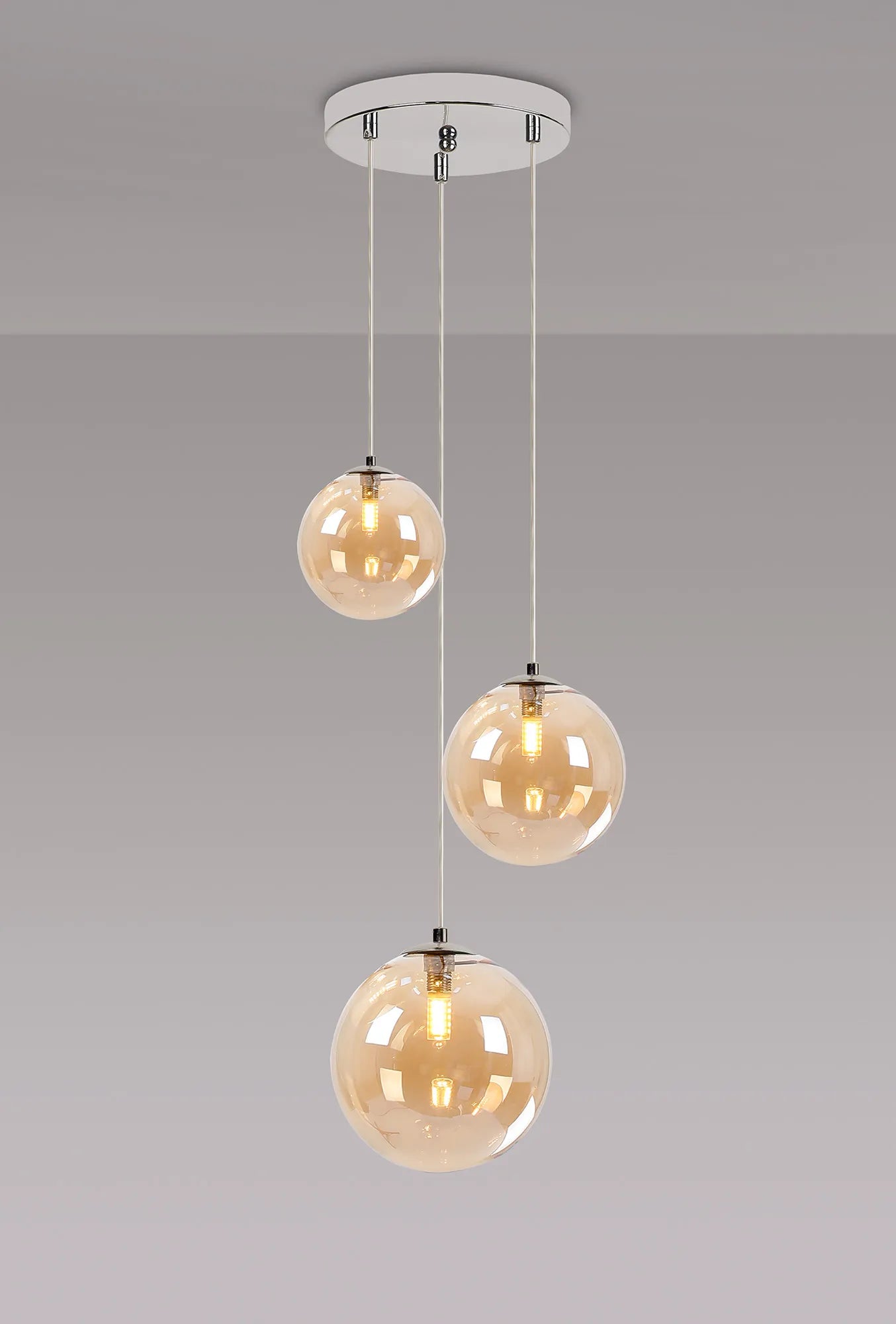 Austin 31cm Round Pendant, 3 x G9