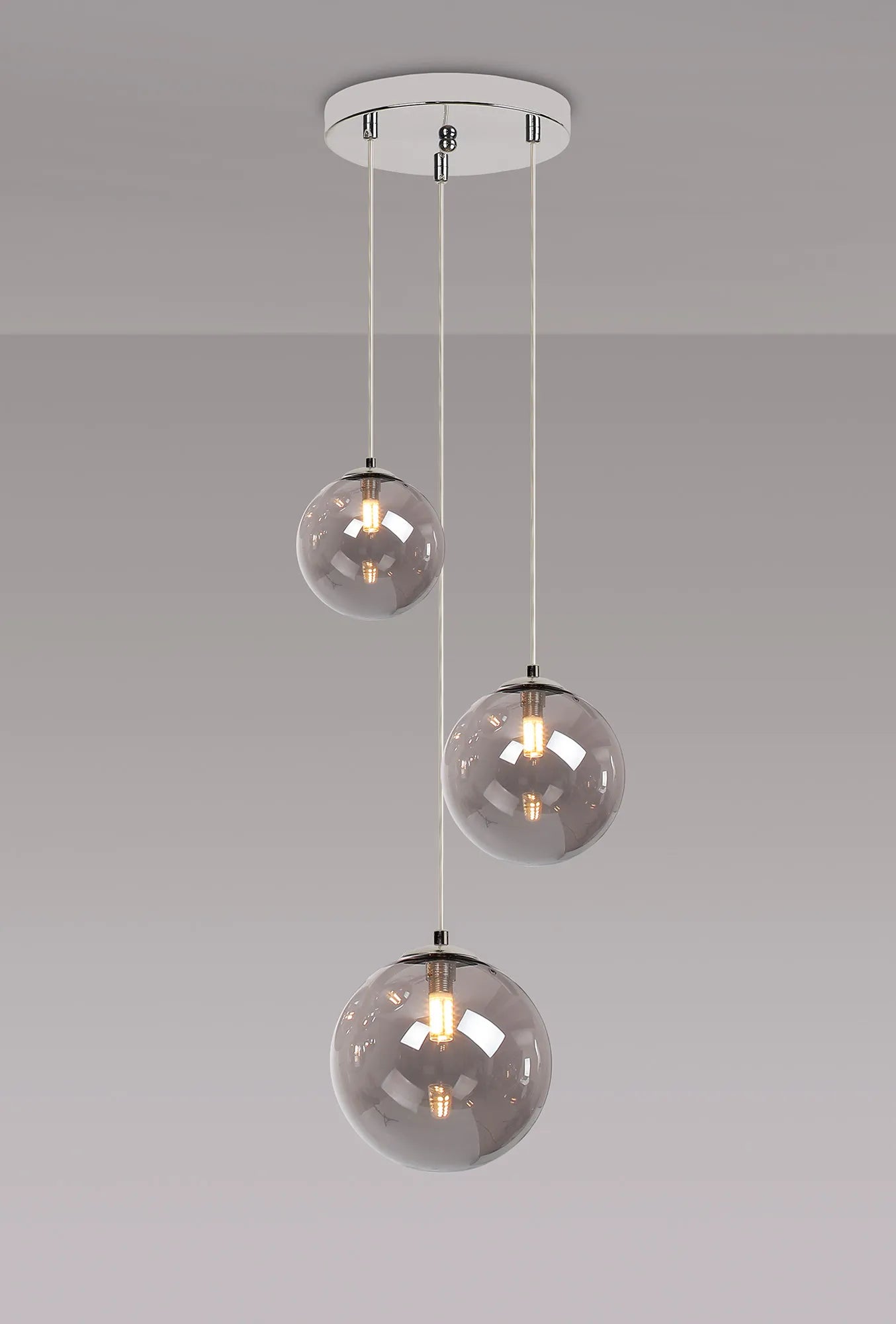 Seville 31cm Round Pendant, 3 x G9