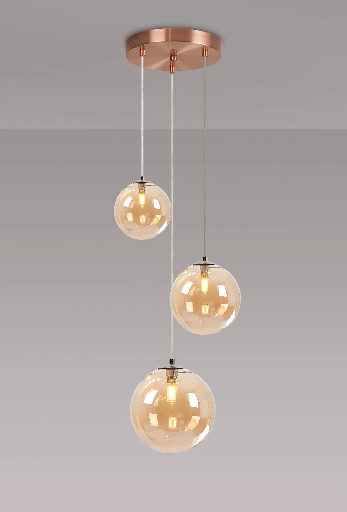 Austin 31cm Round Pendant, 3 x G9