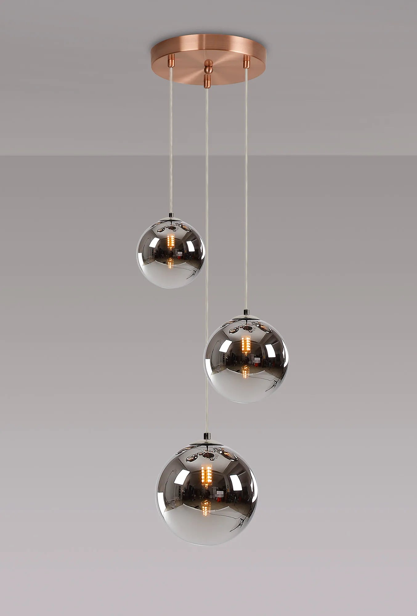 Austin 31cm Round Pendant, 3 x G9