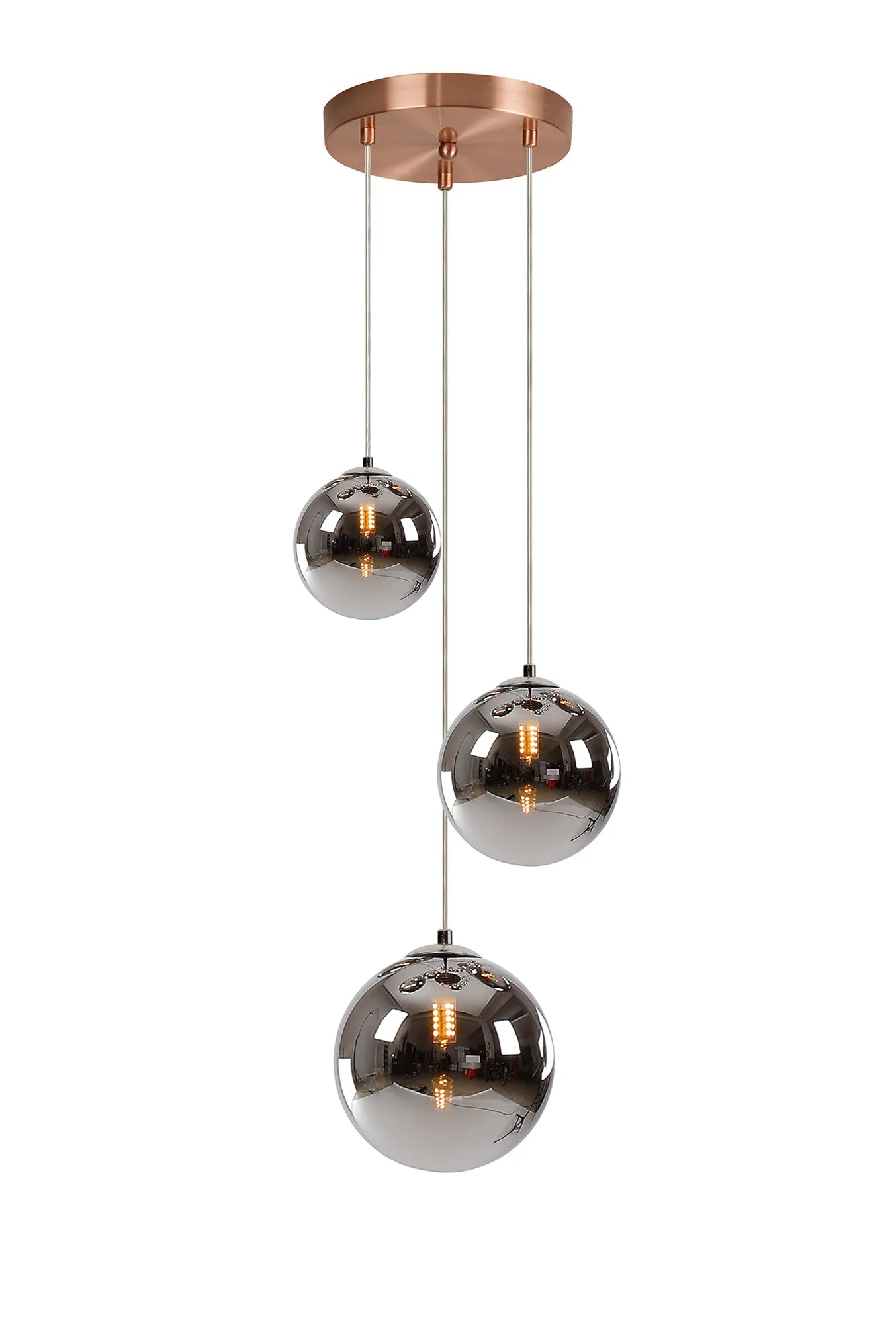 Austin 31cm Round Pendant, 3 x G9
