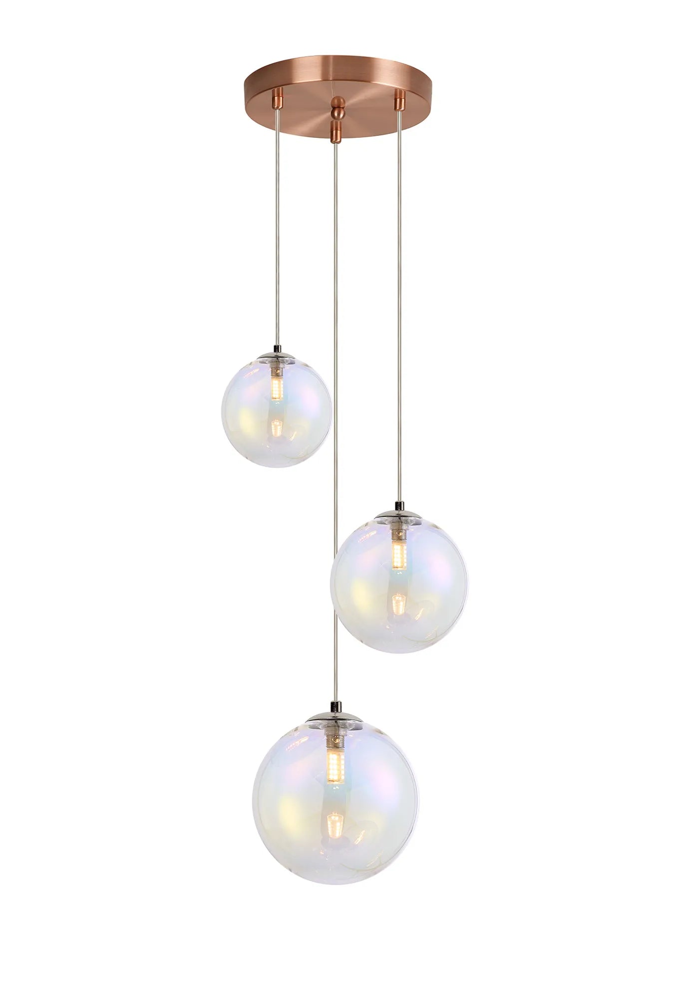 Austin 31cm Round Pendant, 3 x G9