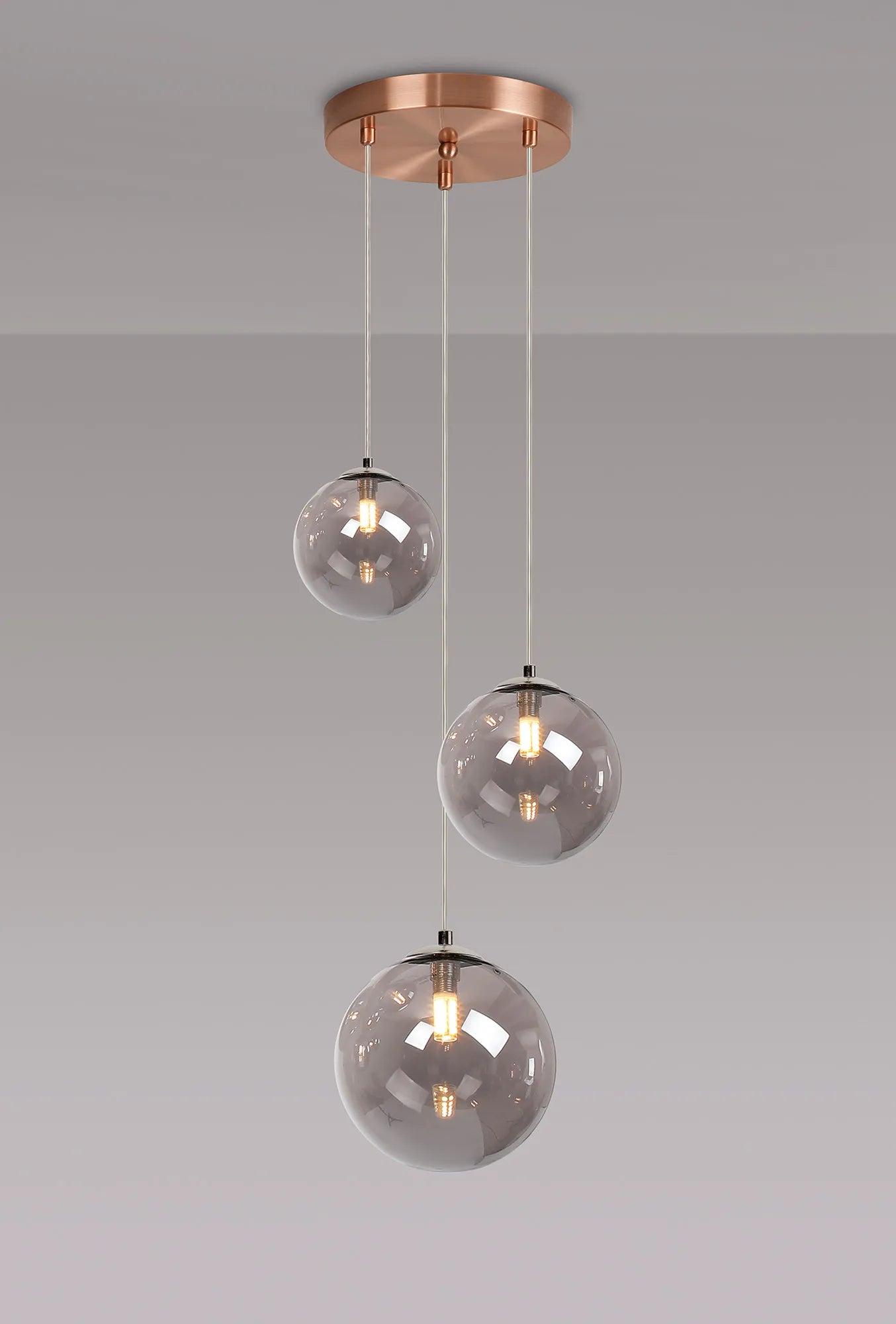 Austin 31cm Round Pendant, 3 x G9