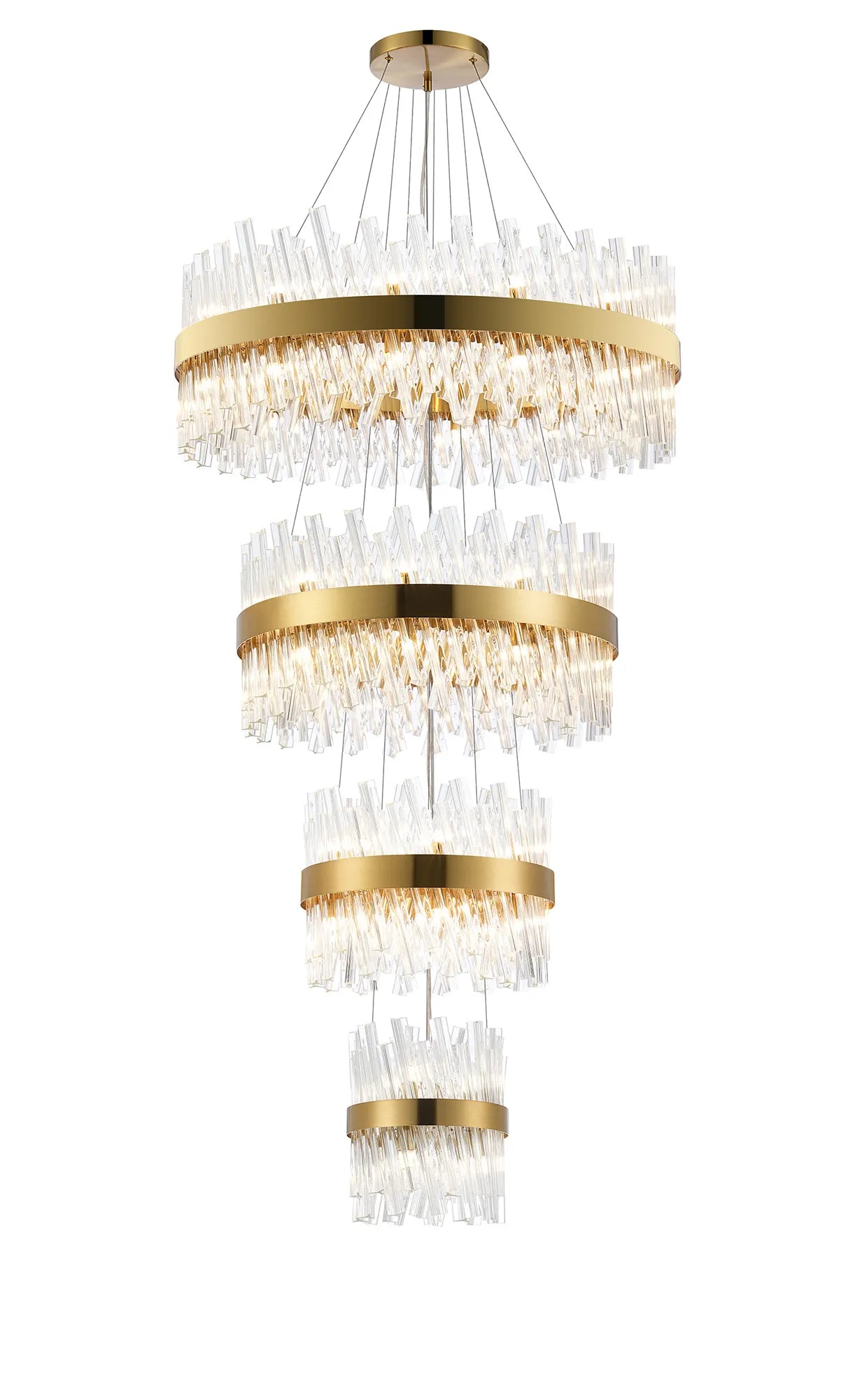 Bellina 2/3/4 Tier Chandelier - Various Sizes & Finishes