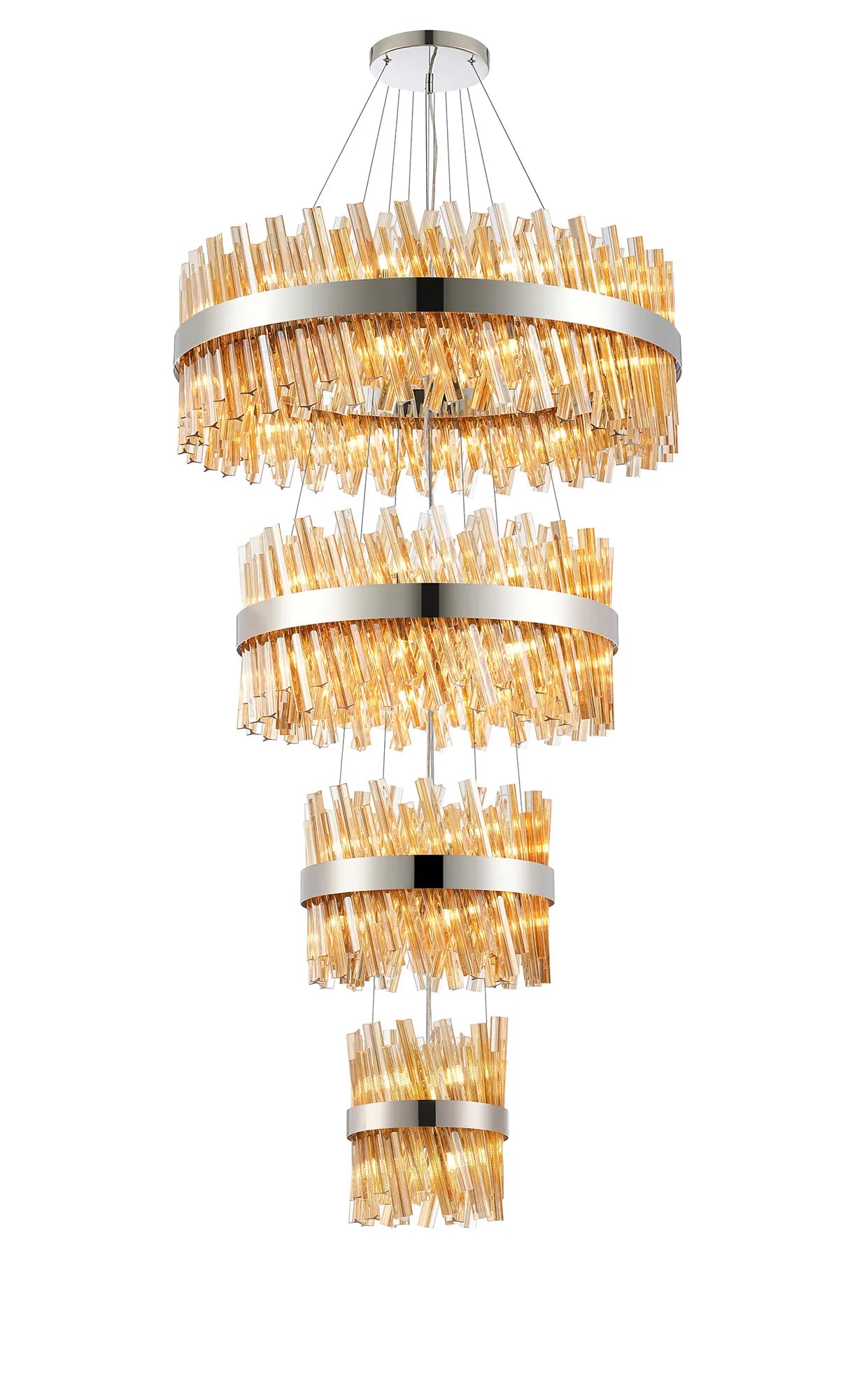 Bellina 2/3/4 Tier Chandelier - Various Sizes & Finishes