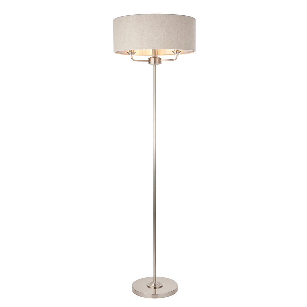 Westbury 1/3Lt Floor Lamp In Various Finishes E14