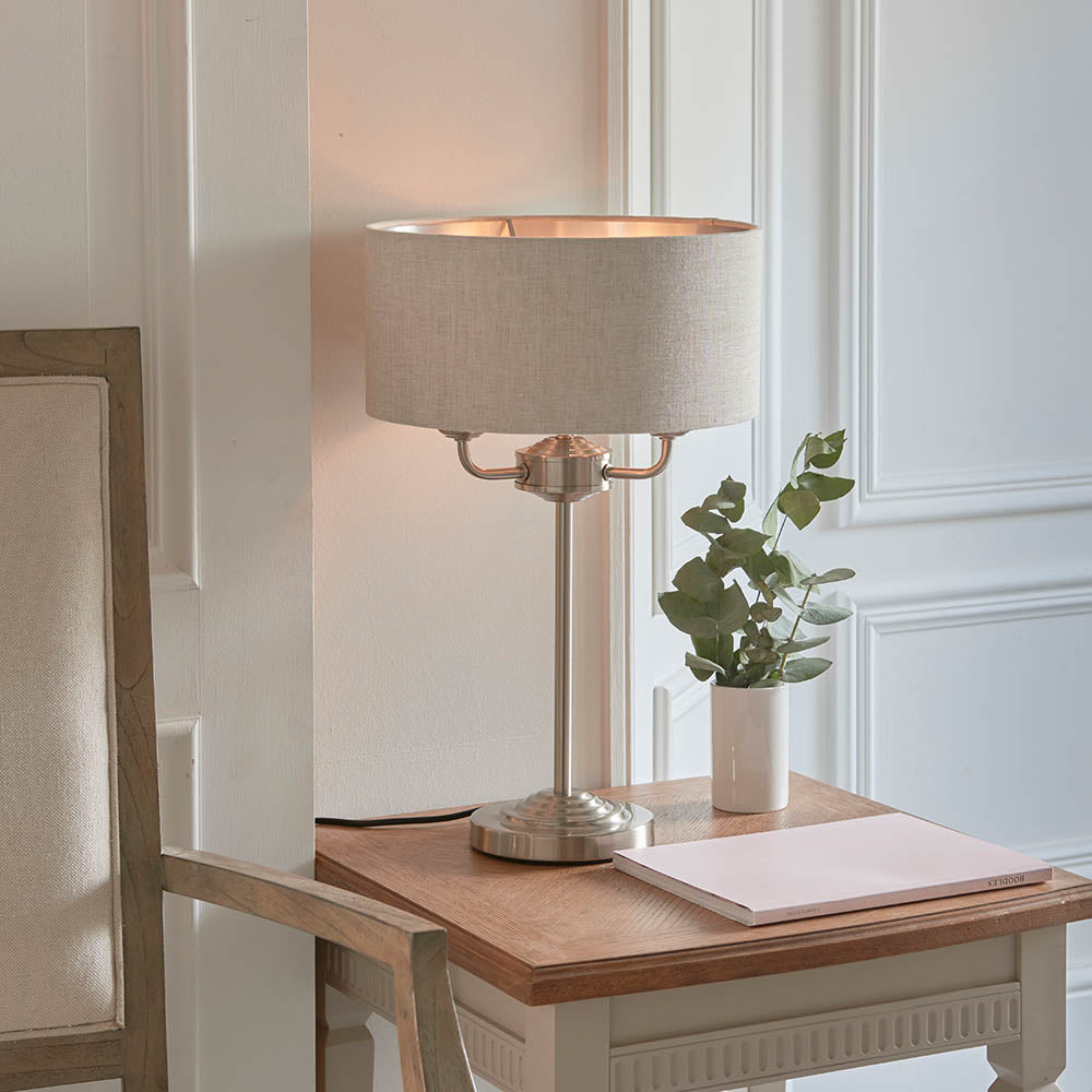 Westbury 1/3Lt Table Lamp In Various Finishes E14