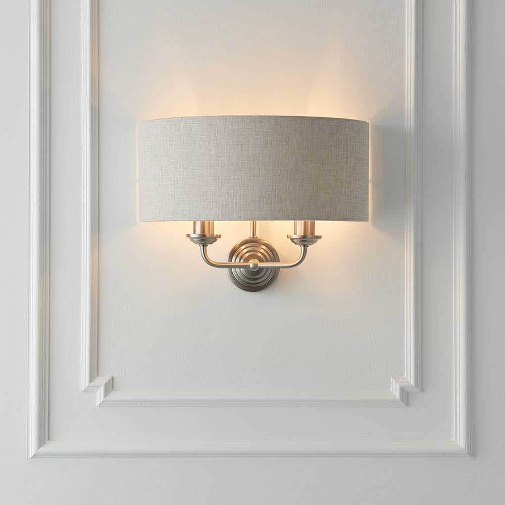 Westbury 2Lt Wall Light In Various Finishes E14
