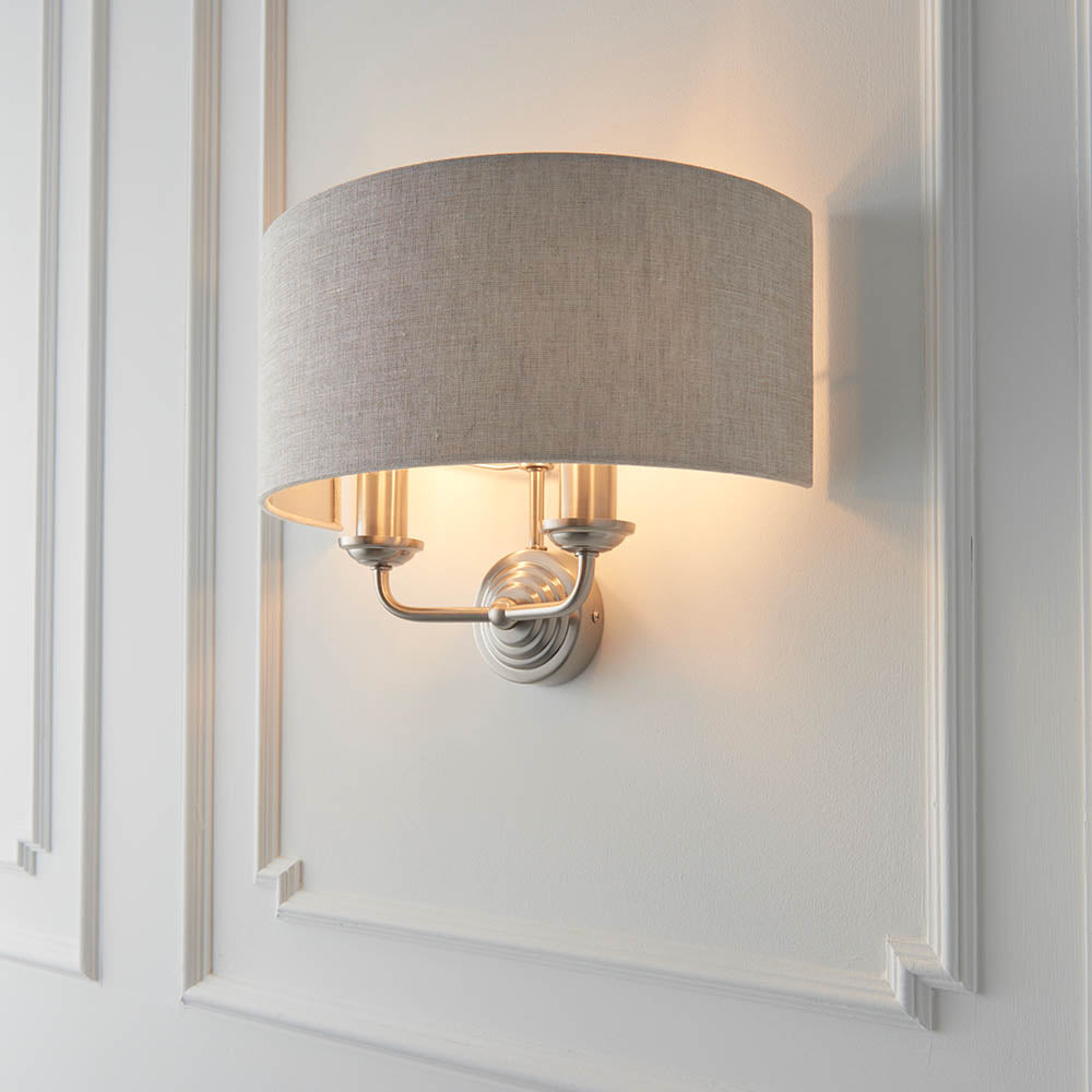 Westbury 2Lt Wall Light In Various Finishes E14