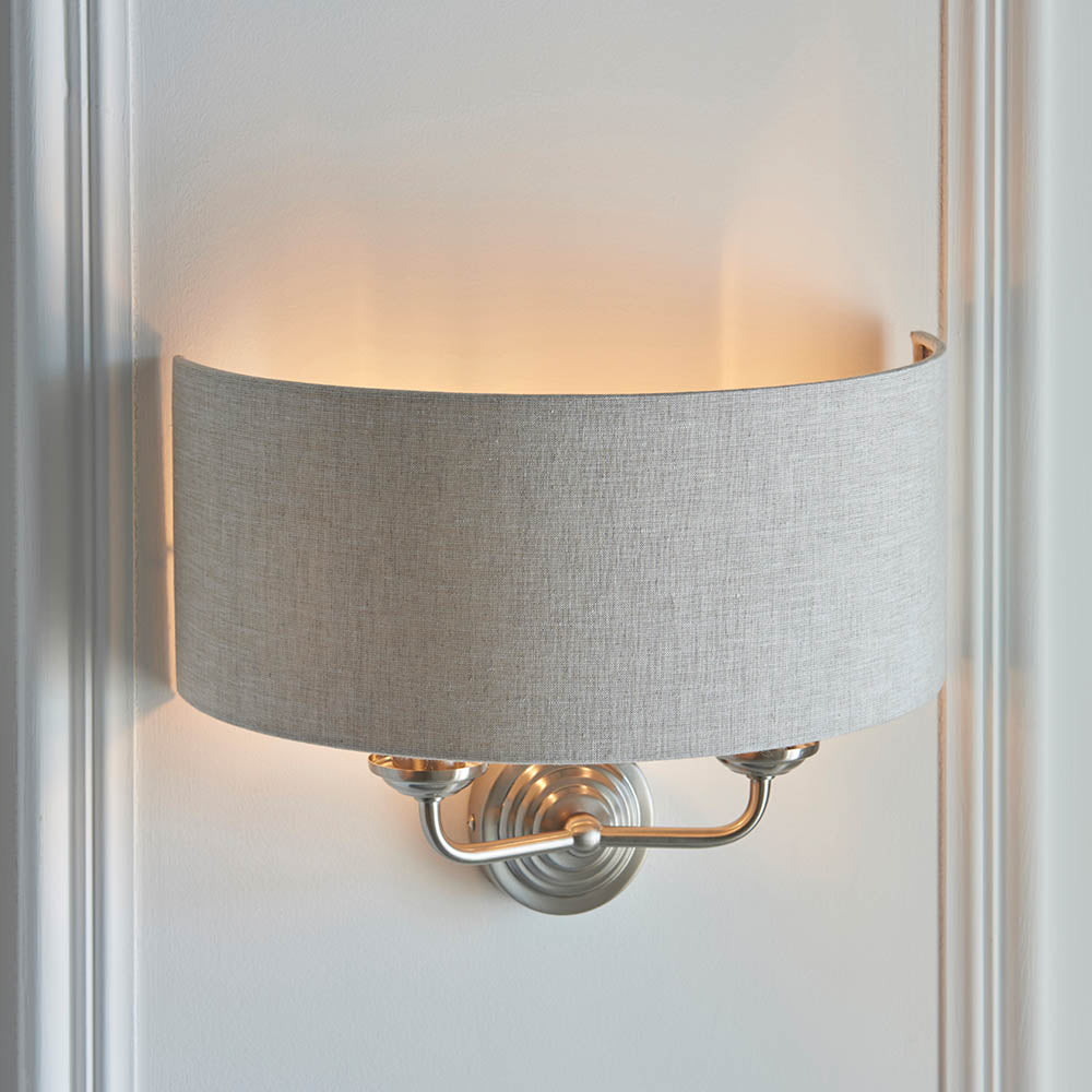 Westbury 2Lt Wall Light In Various Finishes E14