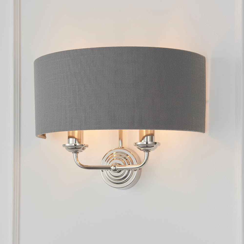 Westbury 2Lt Wall Light In Various Finishes E14