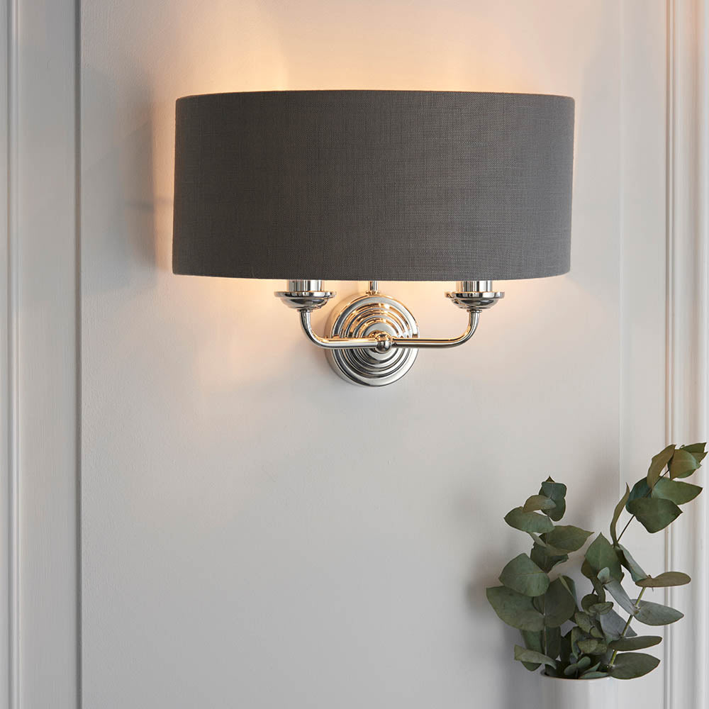 Westbury 2Lt Wall Light In Various Finishes E14