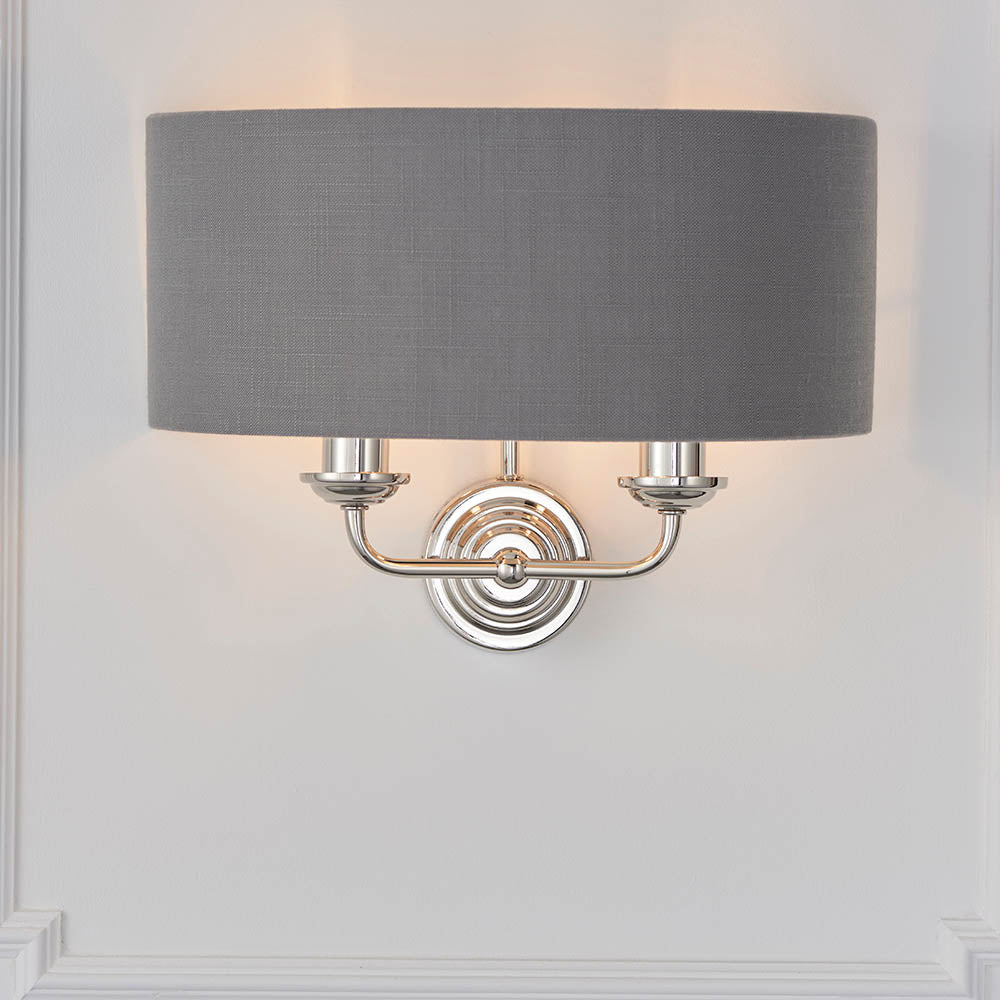 Westbury 2Lt Wall Light In Various Finishes E14